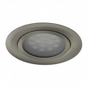LED Möbeleinbauleuchte MEBLED Rund 12V – Einbaustrahler IP20, schwenkbar, dimmbar