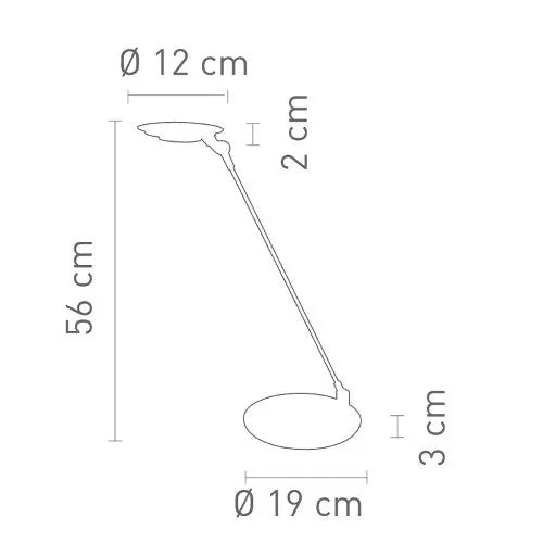 LED Schreibtischleuchte Hit weiß dimmbar Tageslicht
