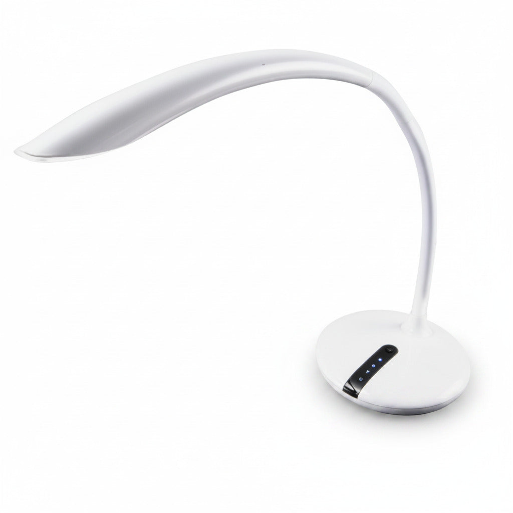 LED Schreibtischleuchte Calla weiß 6W Dimmbar Tischlampe