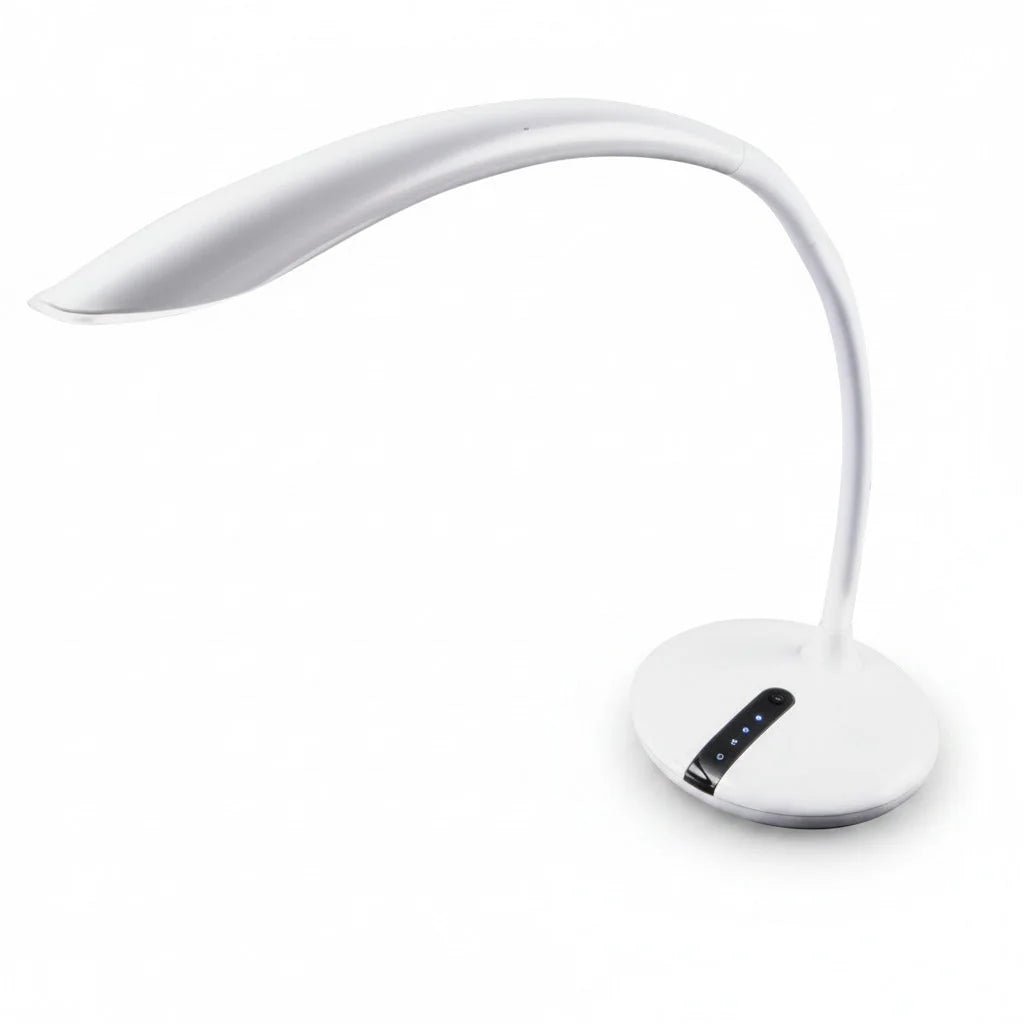 LED Schreibtischleuchte Calla weiß 6W Dimmbar Tischlampe