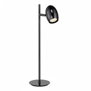 LED Tischleuchte Quincy Schwarz-Chrom Tischlampe