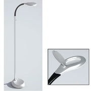 Leseleuchte mit Lupe Licht und Schwanenhals Magic LED 5W – Stehleuchte dimmbar
