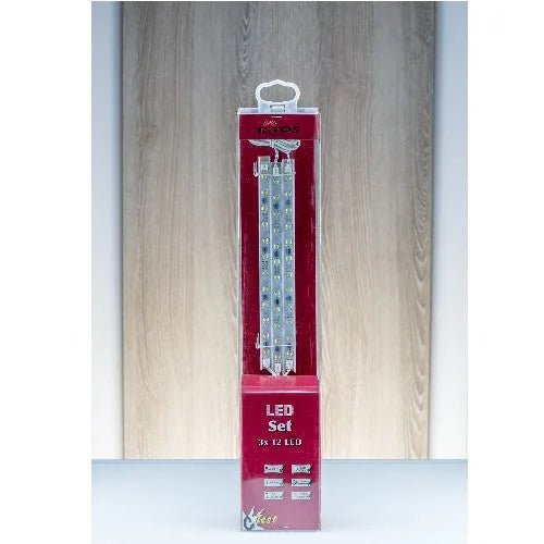 LED Sticks Weiß Flach mit Eurostecker 3x 1W 26cm