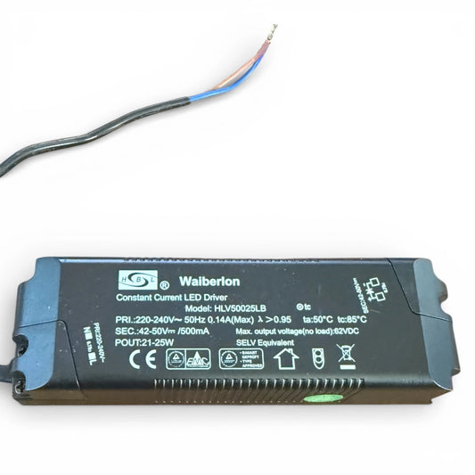 LED Treiber 500mA 25W – Waiberlon HLV50025LB Konstantstrom 42–50V