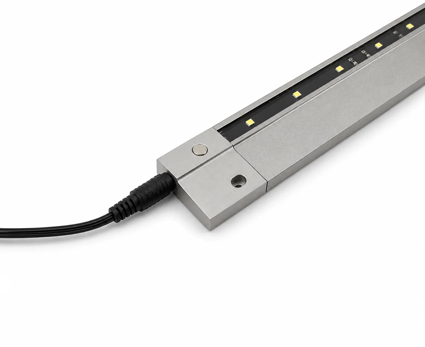 SPARTA LED-Unterbauleuchte 36 cm in Titan mit Anschlusskabel für Schrank- und Regalbeleuchtung