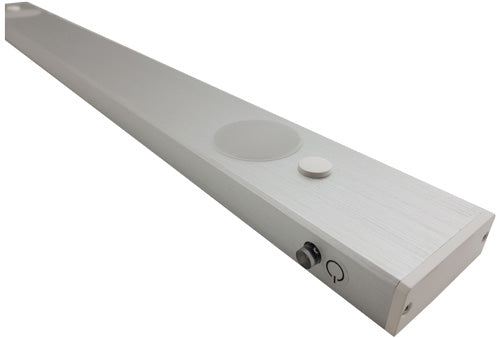 LED Unterschrankleuchte mit Schalter 53 cm Alu gebürstet