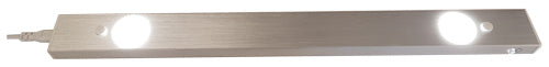 LED Unterschrankleuchte mit Schalter 53 cm Alu gebürstet