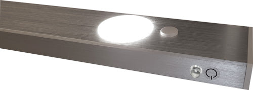 LED Unterschrankleuchte mit Schalter 53 cm Alu gebürstet