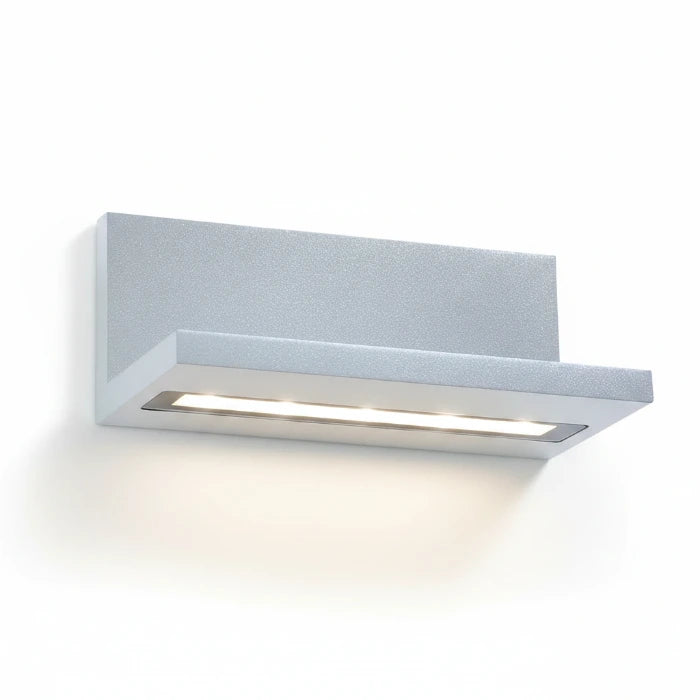 Eckige LED Wandleuchte Grau – Wandleuchte LED, dimmbar