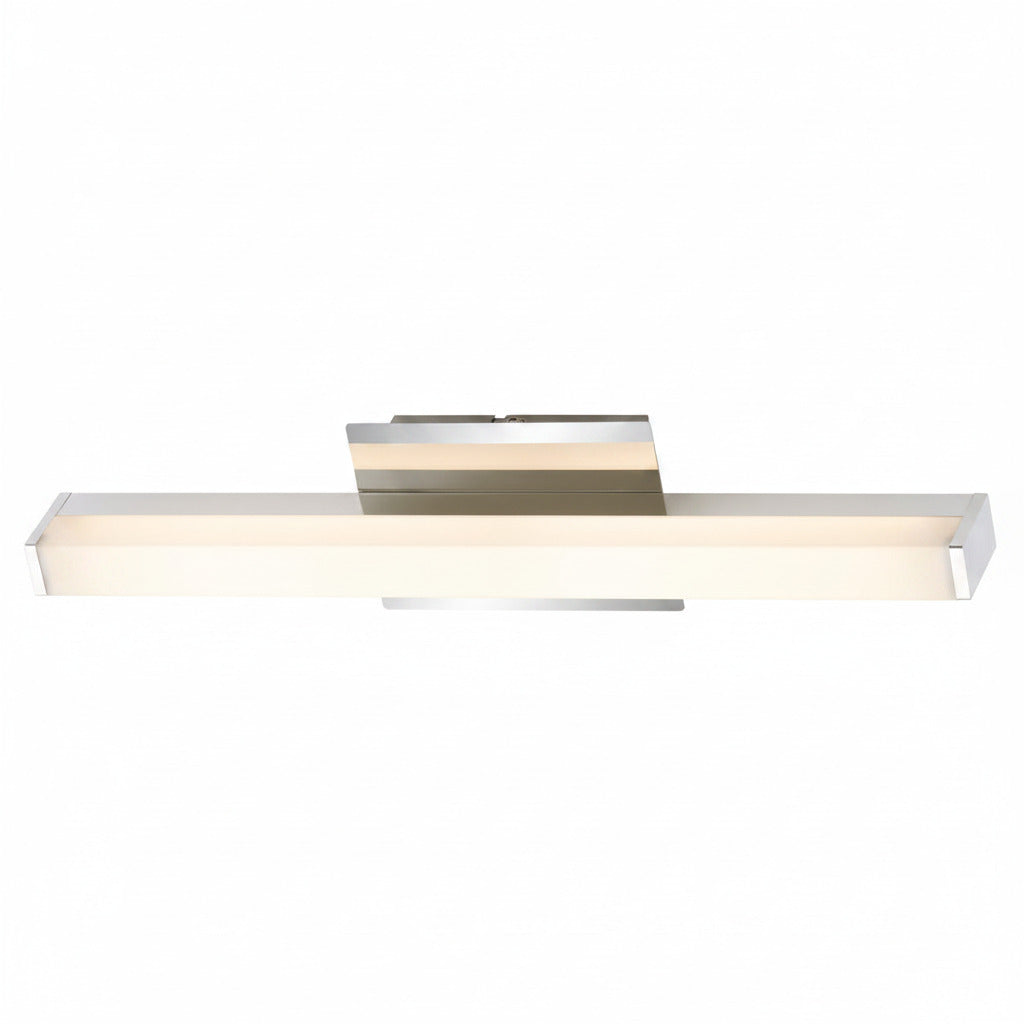Längliche Bad Wandleuchte Splash LED Chrom 37cm