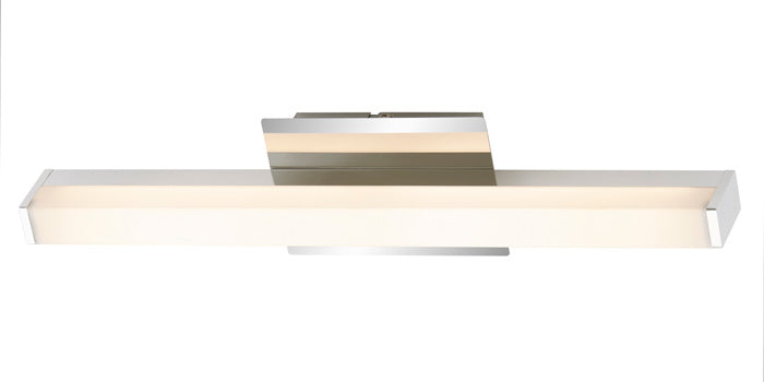 Längliche Bad Wandleuchte Splash LED Chrom 37cm