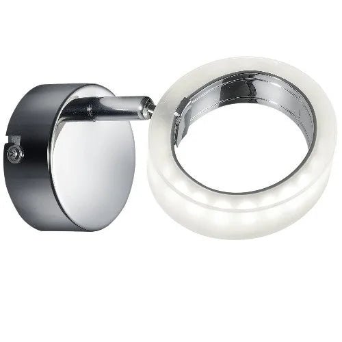 3,5W LED Wandstrahler chrom Wandspot 1 flammig Corland – Wandleuchte LED