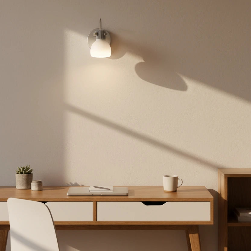 Industria LED 5W Wandspot Deckenstrahler 1-flg. in Aluminium – Wandleuchte LED, dimmbar