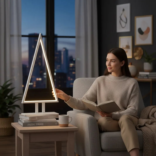 . LED Tannenbaum – Wohnzimmer Szene
led-tannenbaum-tischlampe-warmweiss-weihnachtsdeko-wohnzimmer-saasil-de.