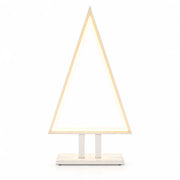 Weiße LED-Weihnachtsbaum-Leuchte-Moderne Weihnachtsdekoration für Fensterbank, Kommode oder Wohnbereich.
