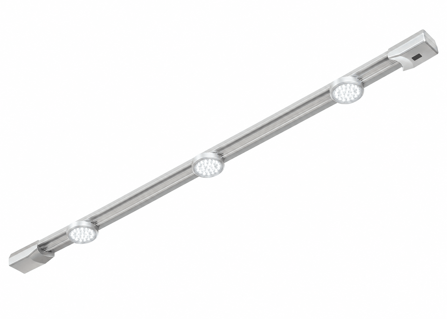 RITOS LED Lichtleiste Lightracer 90,2 cm mit Sensor und drei verschiebbaren LED-Lichtquellen für unter Küchenschrank