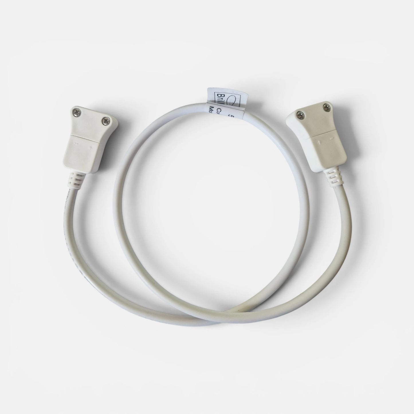 led streifen 230v 2-polig verbinder-70cm weiss mit-plus minus pol luma brilliant leuchten 50842/75 4004353159398