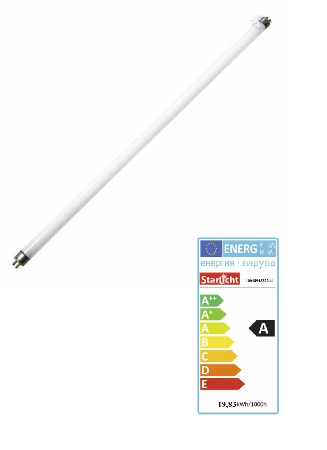 Leuchtstoffröhre T4 16W 455mm Neonröhre Neonlampe – 16W – 990 Lumen