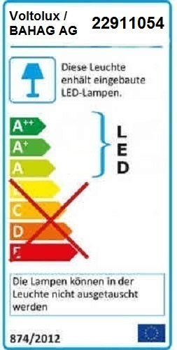 LED Lichtleiste 52 cm mit Schalter & Stecker 8W