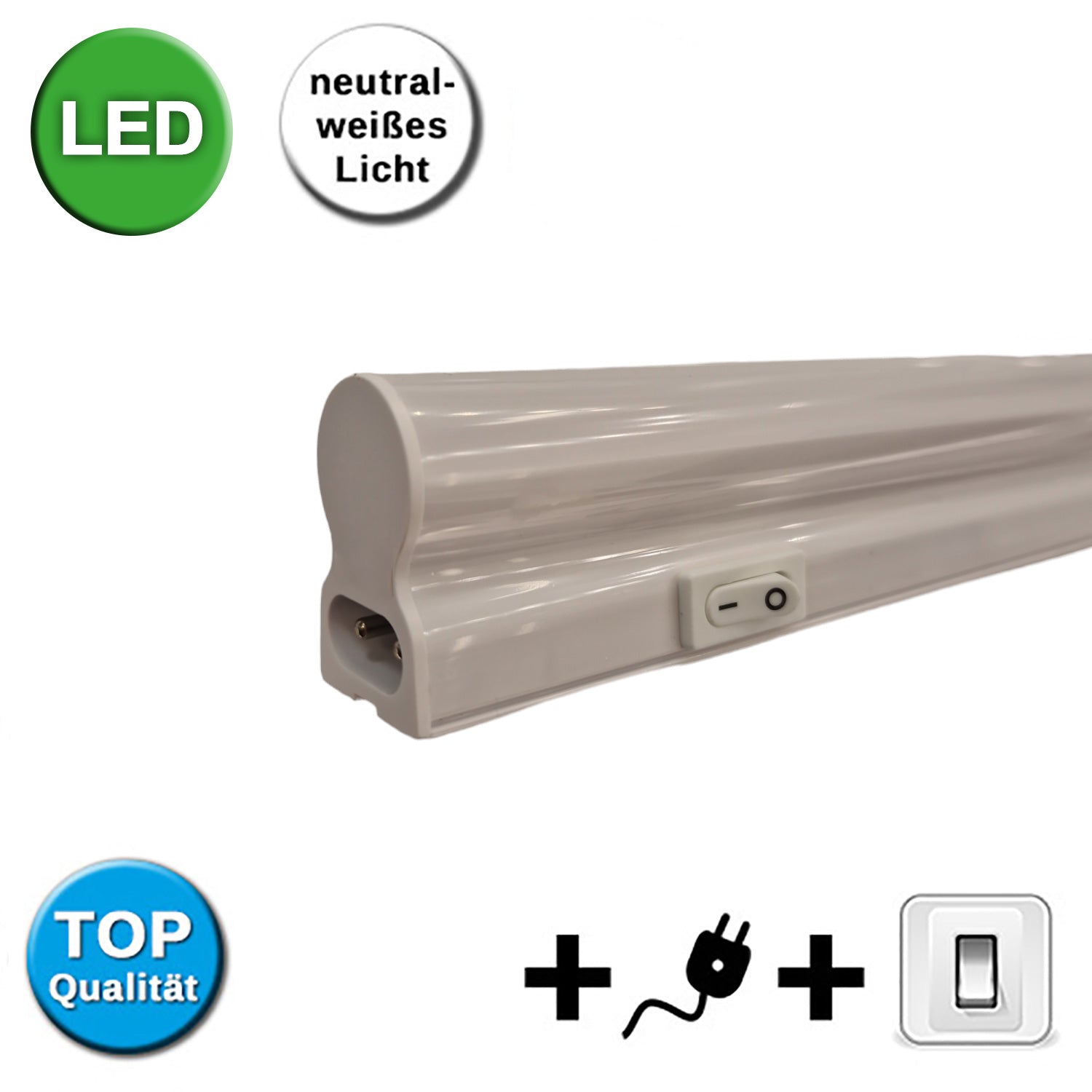 Vesio LED-Lichtleiste 120 cm 16W mit Schalter