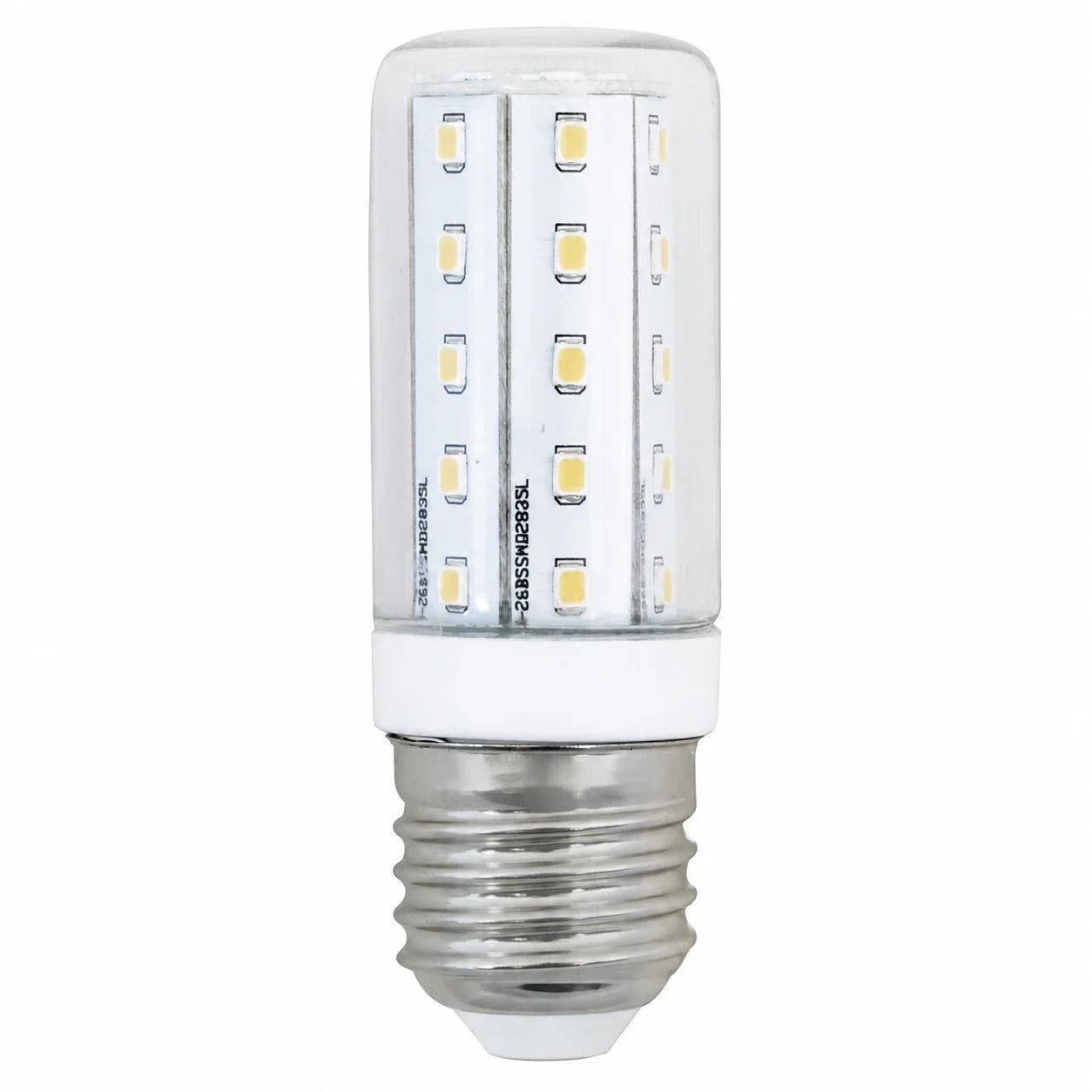 LightMe LED-Röhrenlampe LM85101-3 mit E27-Sockel, klarer T30-Form, 4,2 W, 400 lm und 3000 K warmweiß