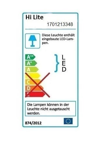 London LED-Unterbauleuchte 90,8 cm 15 W schwenkbar mit Schalter