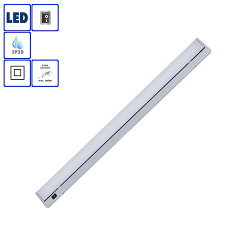 London LED-Unterbauleuchte 90,8 cm 15 W schwenkbar mit Schalter