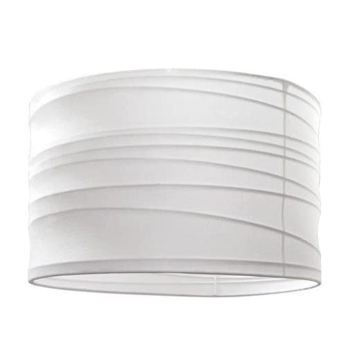 Lampenschirm weiß rund Stoff E27 Ø 50cm Hängelampe – Lampenschirm Stoff