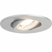MD-880 LED Einbauspot silber dimmbar schwenkbar 4,5W 85mm – Einbaustrahler IP21, schwenkbar, dimmbar, 85mm