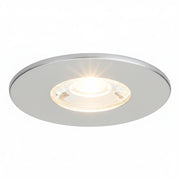 MD-881 LED Einbauspot silber dimmbar 4,5W 80mm warmweiß IP44 – Einbaustrahler IP44, dimmbar, 80mm