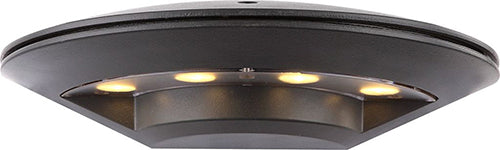 Moderne LED Außenwandleuchte mit Lichteffekt 'Millennium'