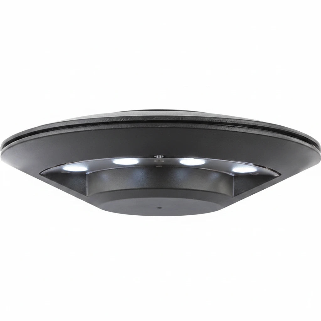 Moderne LED Außenwandleuchte mit Lichteffekt 'Millennium'