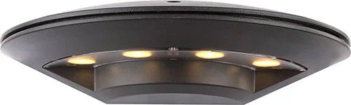Moderne LED Außenwandleuchte mit Lichteffekt 'Millennium'