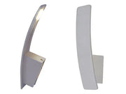 LED Wandlampe in Aluminium silber indirekter Lichteffekt – Wandleuchte LED, dimmbar