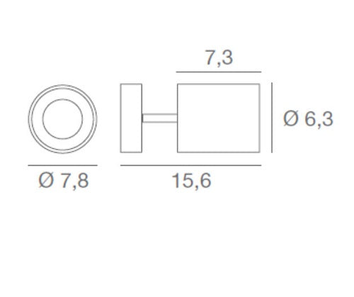 LED Außen Wandleuchte Mosca 3000K