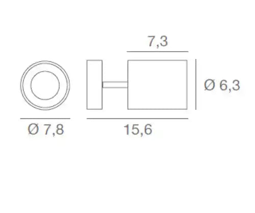 LED Außen Wandleuchte Mosca 3000K