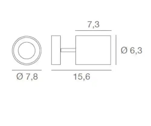 LED Außen Wandleuchte Mosca 3000K