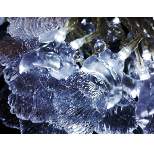 Motiv Lichterkette LED Weihnachtsmann 4m