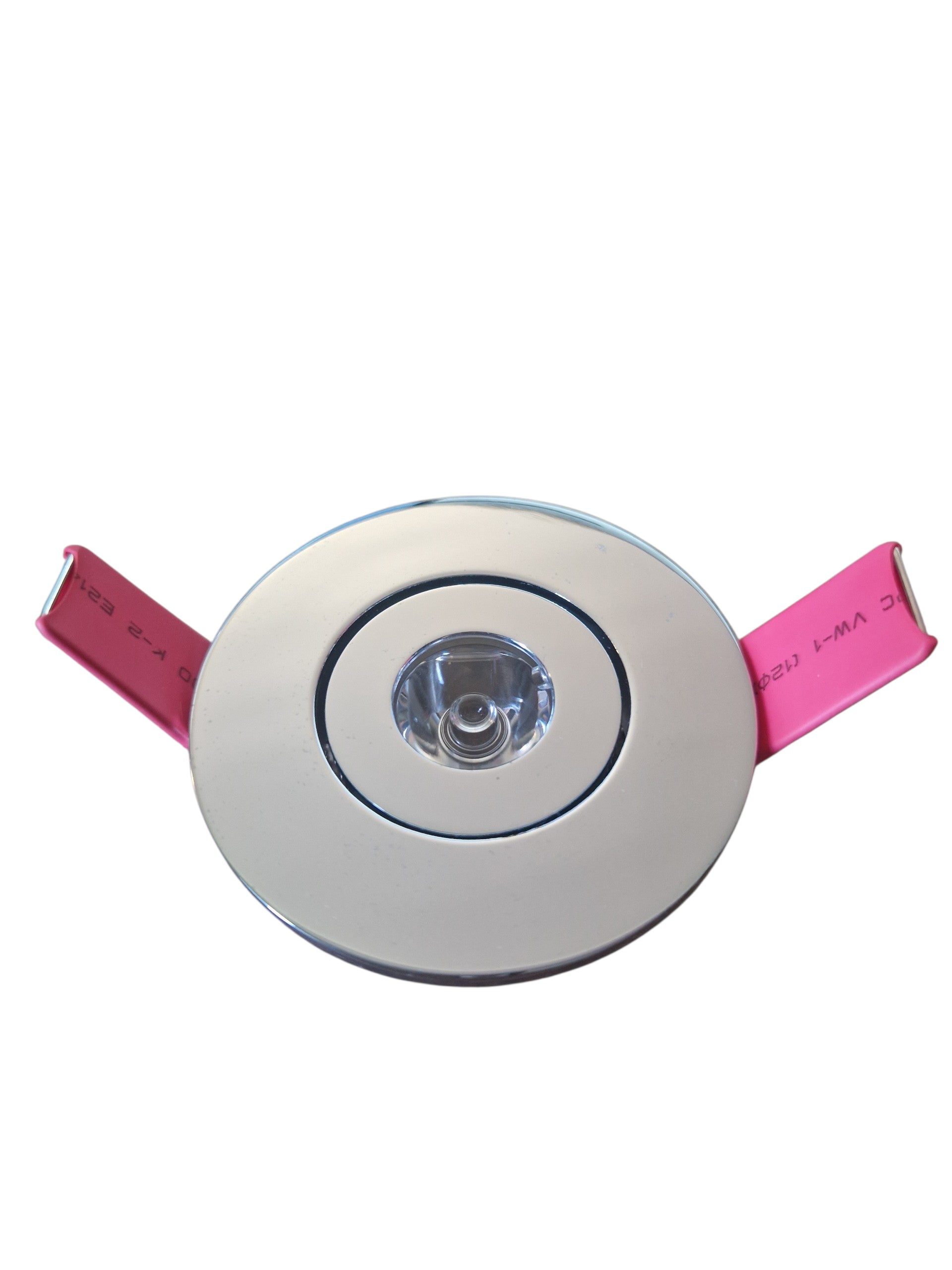 Einbaurahmen Motto Mono Chrom IP44 mit Glaslinse für 57mm Loch sylvania 3036121 led ceiling plate ultra slim nur 2cm höhe