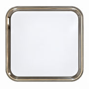 Näve LED Deckenleuchte 33 x 33 cm mit transparentem Rauchacryl-Rahmen im Space-Age Retro Design