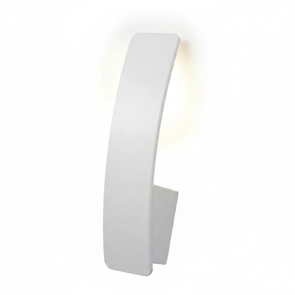 Moderne LED Wandlampe weiß Aluminium indirekte Beleuchtung 5W