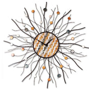 Design Wanduhr XXL mit Perlmutt Scheiben Ø˜72cm 30127