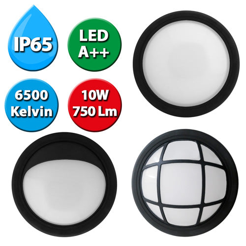 Odense LED Außen Decken-/Wandleuchte IP65 schwarz