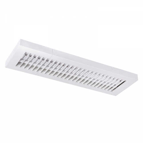 Office Cube 2x14W Rasterleuchte T5 mit EVG Deckenleuchte, Weiß