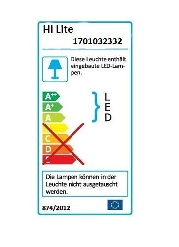 LED Lichtleiste mit 3 Stufen Touch Dimmer 30cm ultra flach