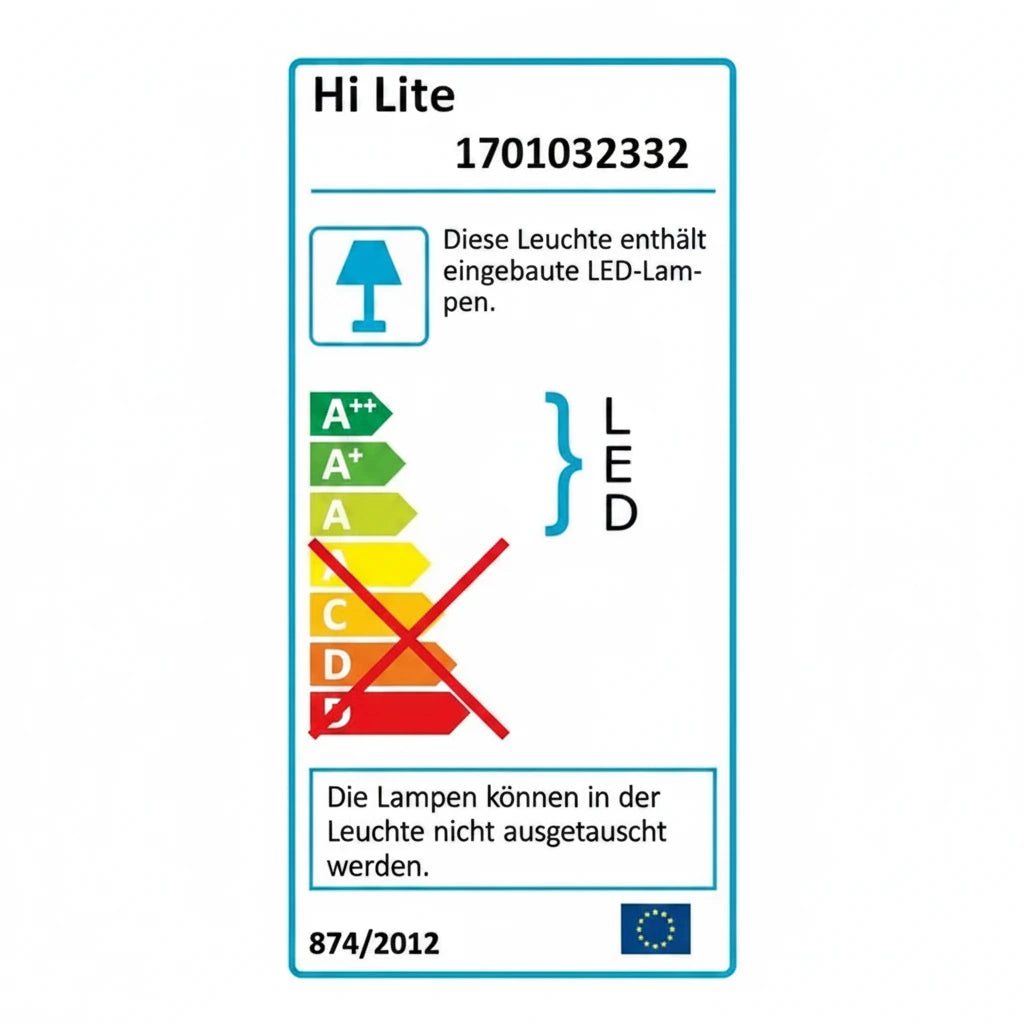 LED Lichtleiste mit 3 Stufen Touch Dimmer 30cm ultra flach