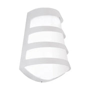 Große LED Außenwandleuchte Pasaia weiß 9W IP44