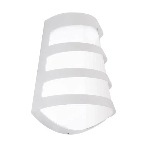 Große LED Außenwandleuchte Pasaia weiß 9W IP44