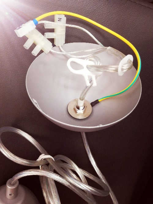 Hochwertiger Pendelaufhang Metall, Alu, E27, 170cm