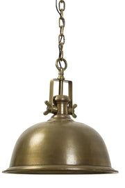 Hängelampe Kennedy Industrial Stil bronze antik 38cm – Pendelleuchte E27